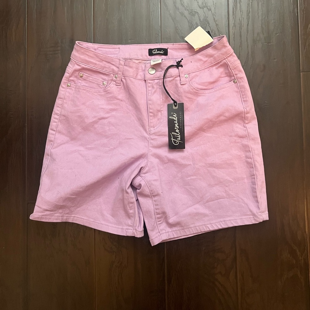 High Rise Lilac Shorts